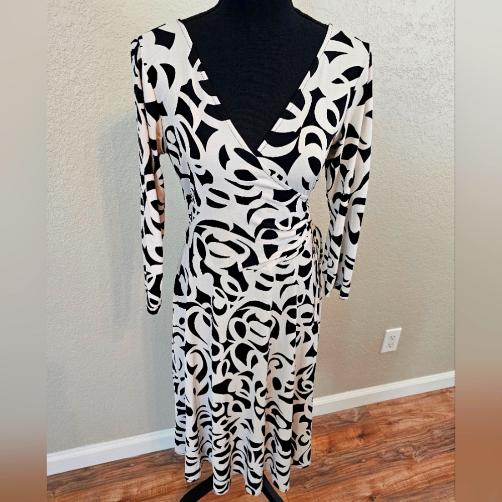 Faux Wrap Dress
